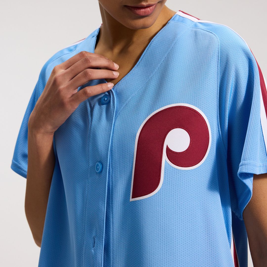 Philadelphia Phillies Nike Women's Alternate Limited Jersey - Light Blue Official MLB Team Apparel Baseball Fan Gear
