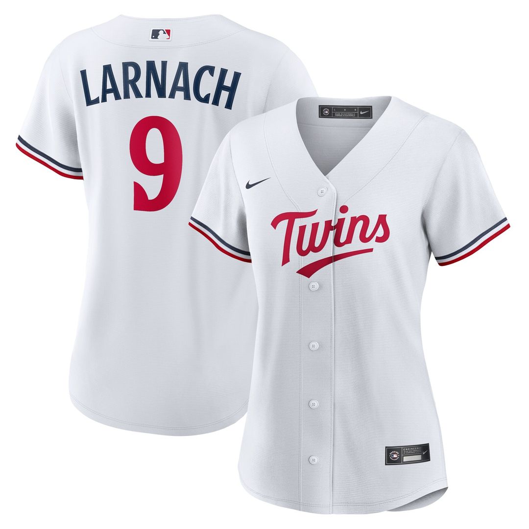 Trevor Larnach Minnesota Twins Nike Women's Home Replica Jersey - White Official MLB Team Apparel Baseball Fan Gear