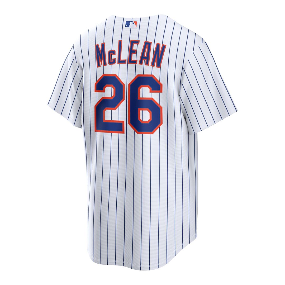 Nolan McLean New York Mets Nike Home Replica Jersey - White Official MLB Team Apparel Baseball Fan Gear