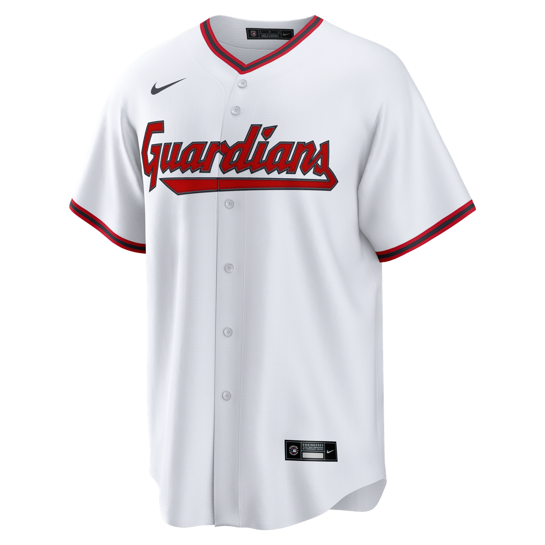 Travis Bazzana Cleveland Guardians Nike Home Replica Jersey - White Official MLB Team Apparel Baseball Fan Gear