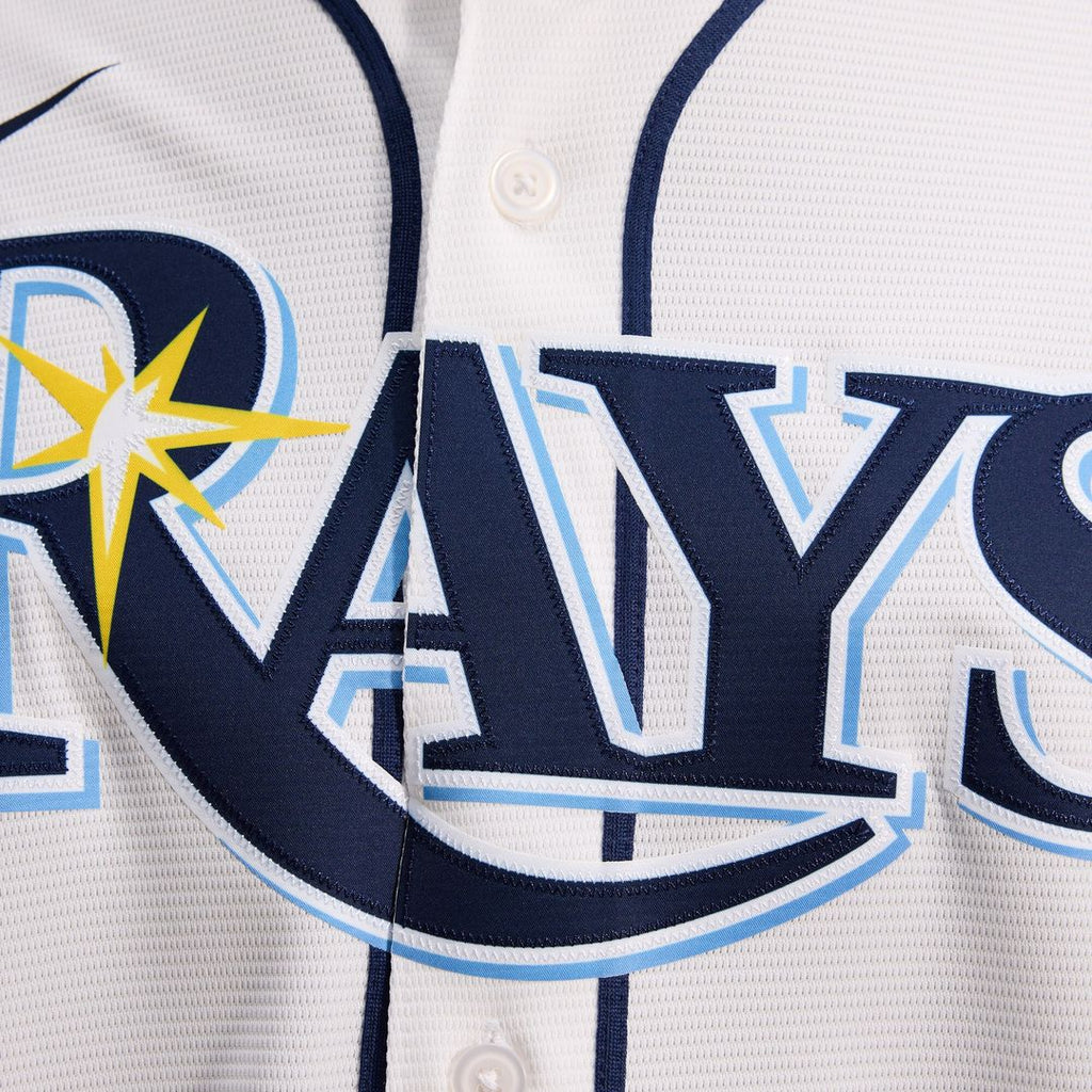 Yandy Díaz Tampa Bay Rays Nike Home Replica Jersey - White Official MLB Team Apparel Baseball Fan Gear