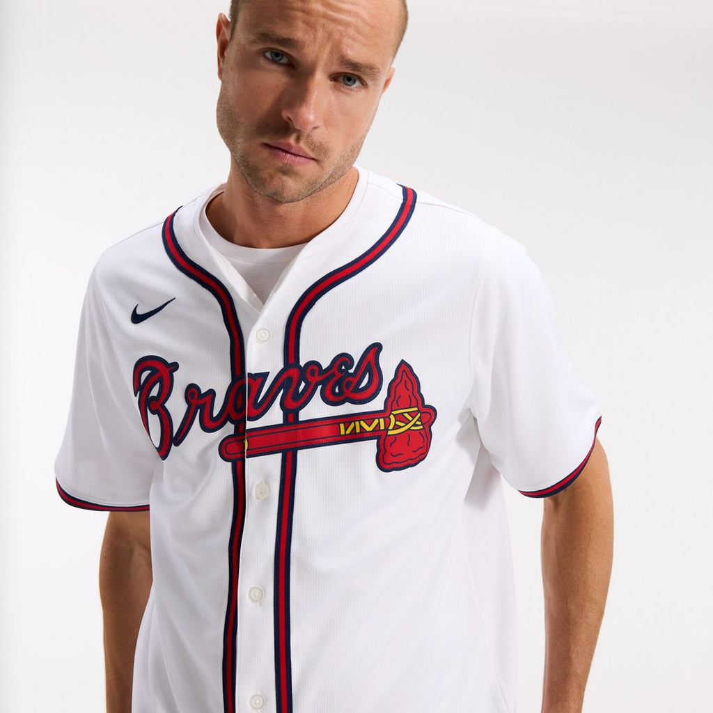 Atlanta Braves Nike Home Limited Jersey - White Official MLB Team Apparel Baseball Fan Gear
