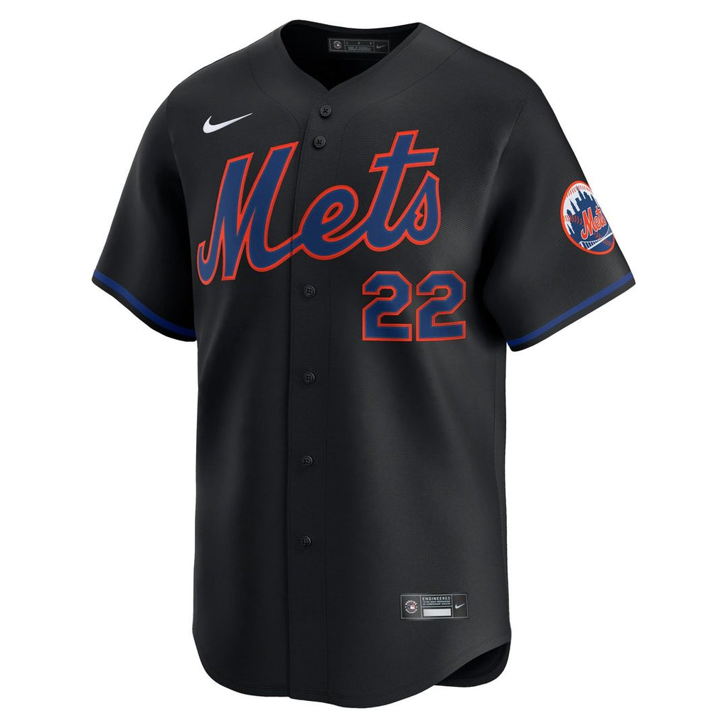 Juan Soto New York Mets Nike Alternate Limited Jersey - Black Official MLB Team Apparel Baseball Fan Gear