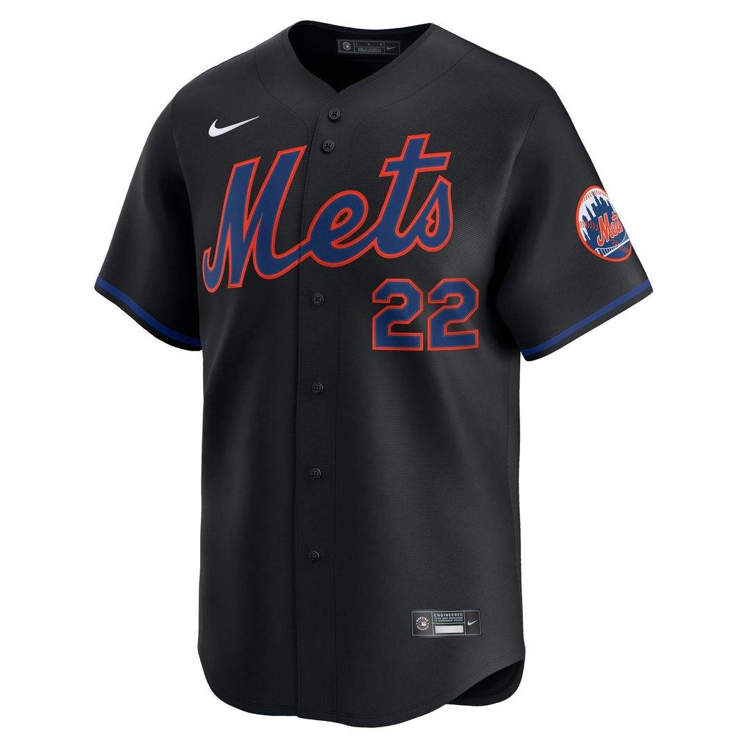 Juan Soto New York Mets Nike Alternate Limited Jersey - Black Official MLB Team Apparel Baseball Fan Gear