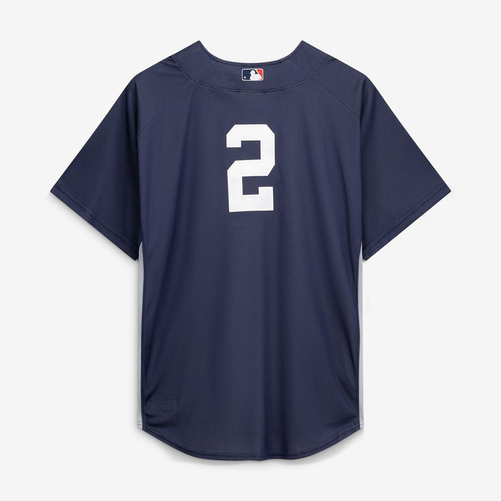 Derek Jeter New York Yankees Mitchell & Ness Authentic Batting Practice Jersey - Navy Official MLB Team Apparel Baseball Fan Gear