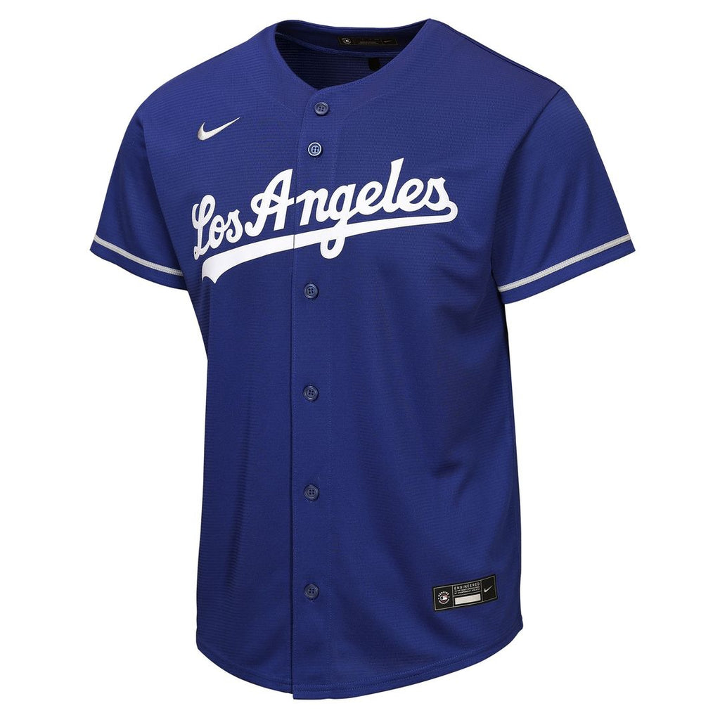 Los Angeles Dodgers Nike Youth Alternate Replica Jersey - Royal Official MLB Team Apparel Baseball Fan Gear