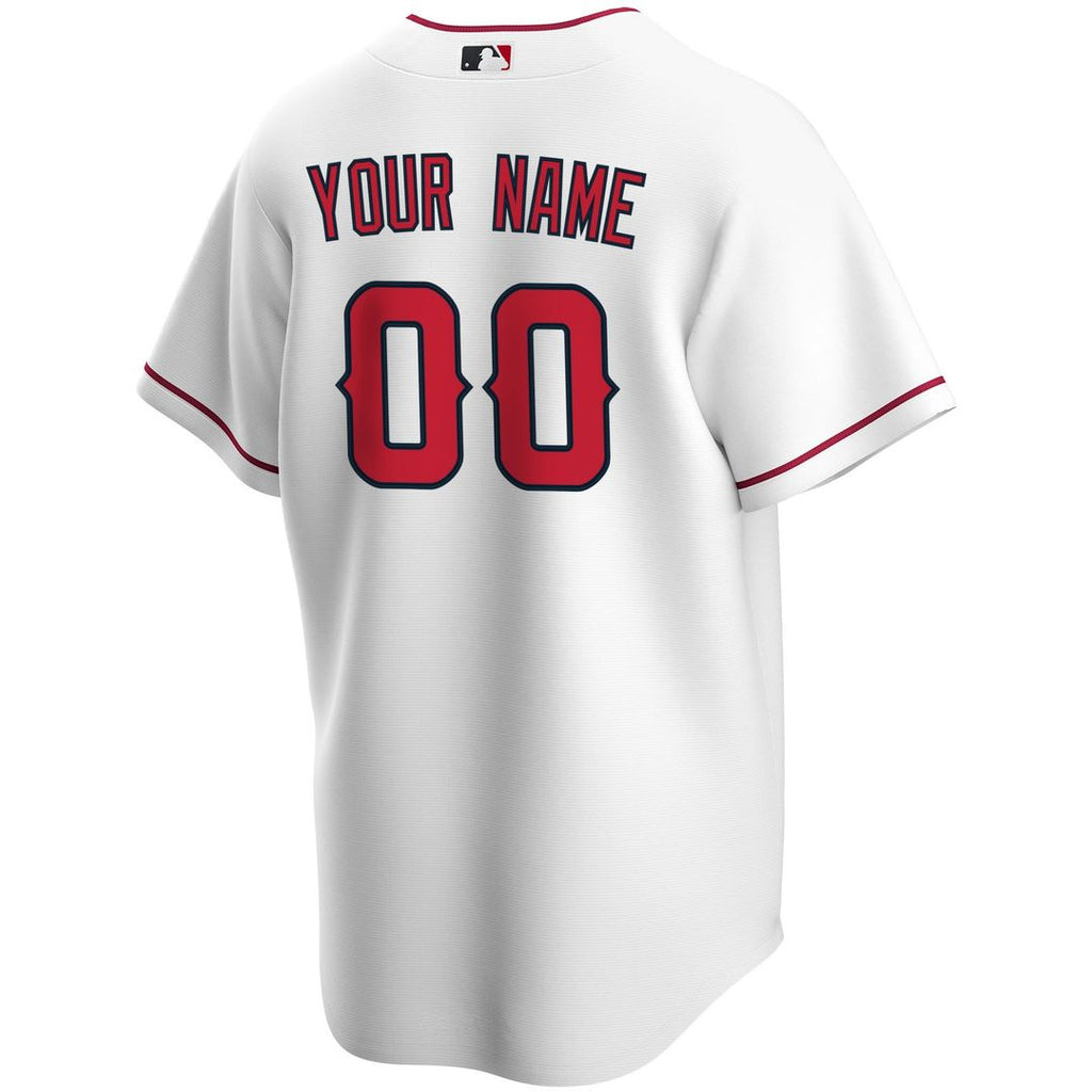 Los Angeles Angels Nike Home Replica Custom Jersey - White Official MLB Team Apparel Baseball Fan Gear