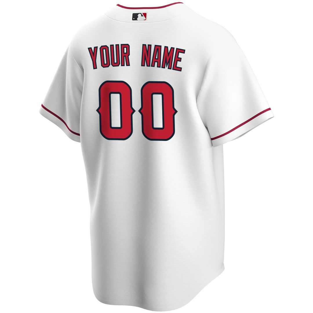 Los Angeles Angels Nike Home Replica Custom Jersey - White Official MLB Team Apparel Baseball Fan Gear