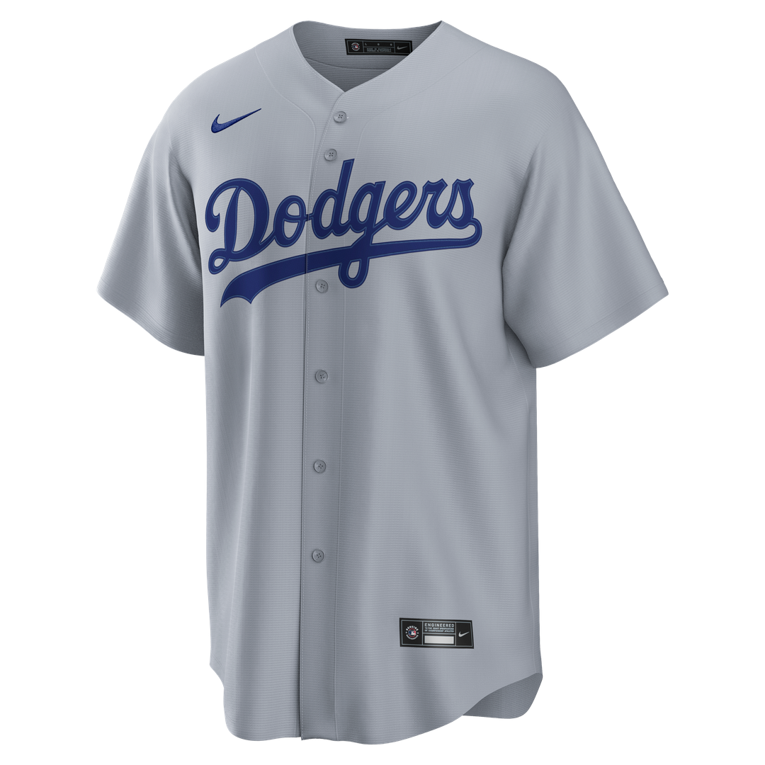 Mookie Betts Los Angeles Dodgers Nike Road Replica Jersey - Gray Official MLB Team Apparel Baseball Fan Gear