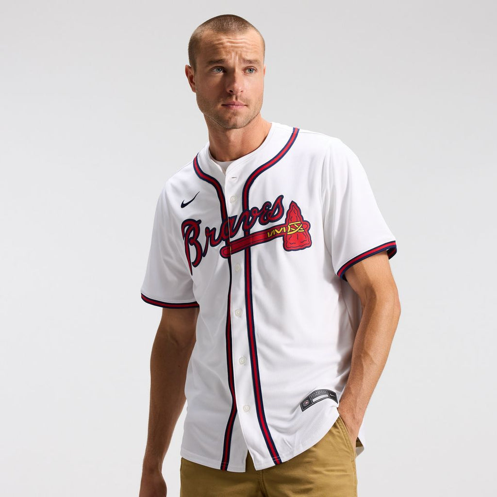 Atlanta Braves Nike Home Limited Jersey - White Official MLB Team Apparel Baseball Fan Gear