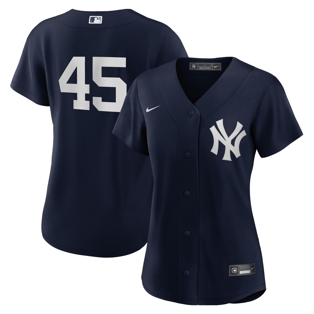 Gerrit Cole New York Yankees Nike Women's Alternate Replica Player Jersey - Navy Official MLB Team Apparel Baseball Fan Gear