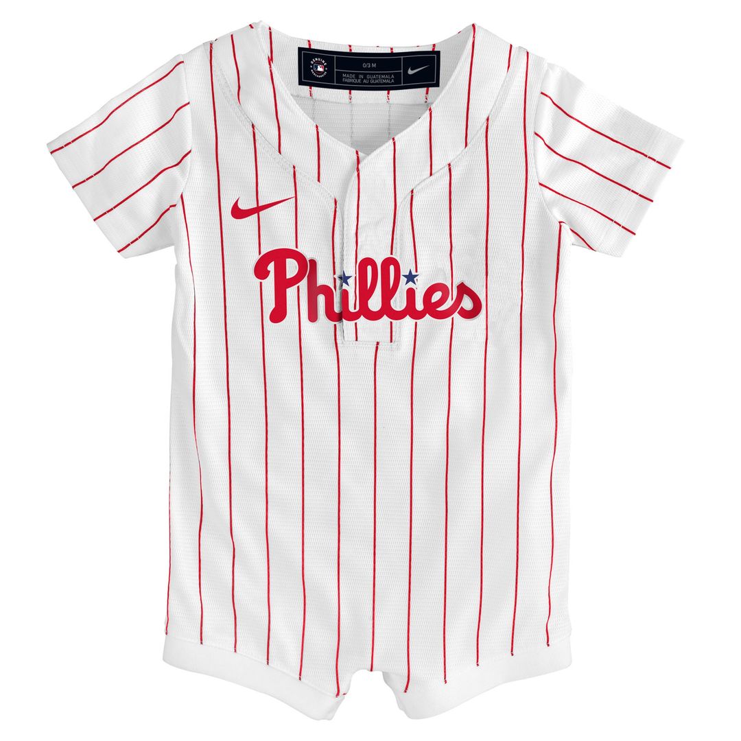 Philadelphia Phillies Nike Newborn Alternate Replica Romper Jersey - Light Blue Official MLB Team Apparel Baseball Fan Gear