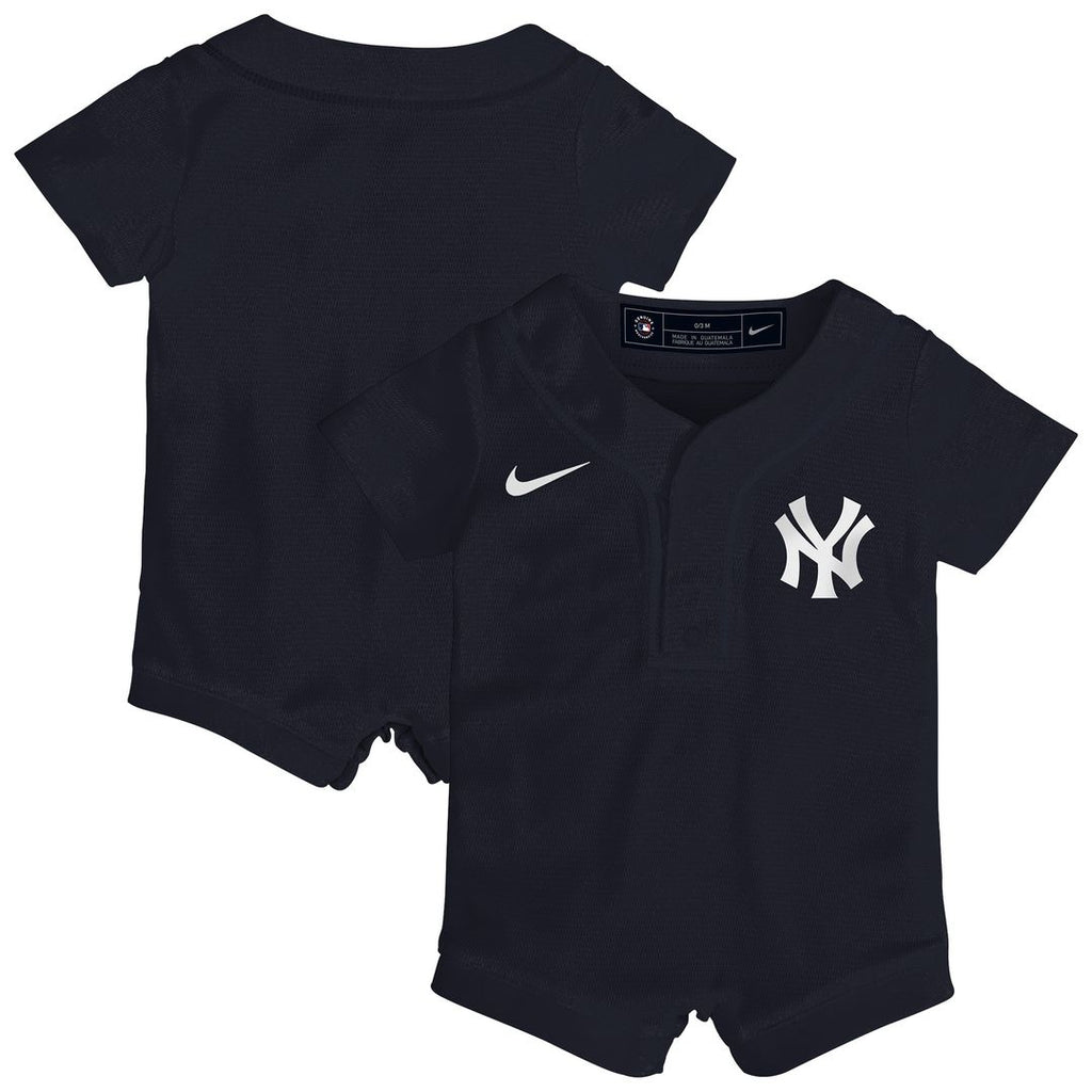 New York Yankees Nike Newborn Alternate Replica Romper Jersey - Navy Official MLB Team Apparel Baseball Fan Gear