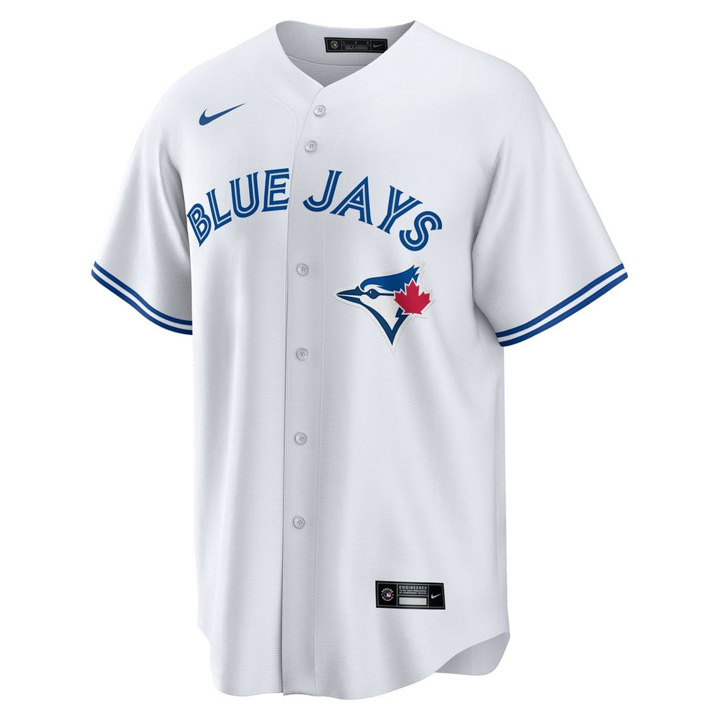 Andres Gimenez Toronto Blue Jays Nike Home Replica Jersey - White Official MLB Team Apparel Baseball Fan Gear