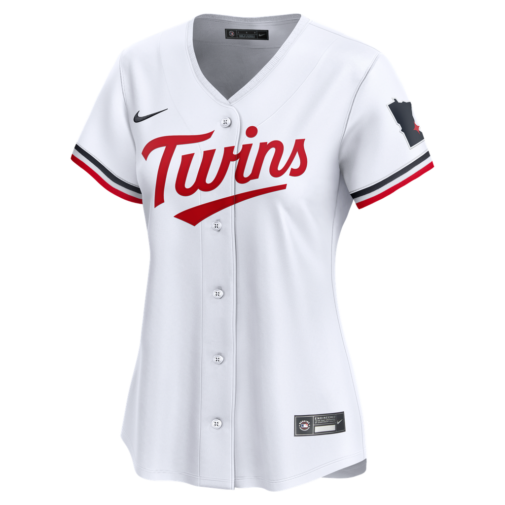 Minnesota Twins Nike Women's Home Limited Jersey - White Official MLB Team Apparel Baseball Fan Gear