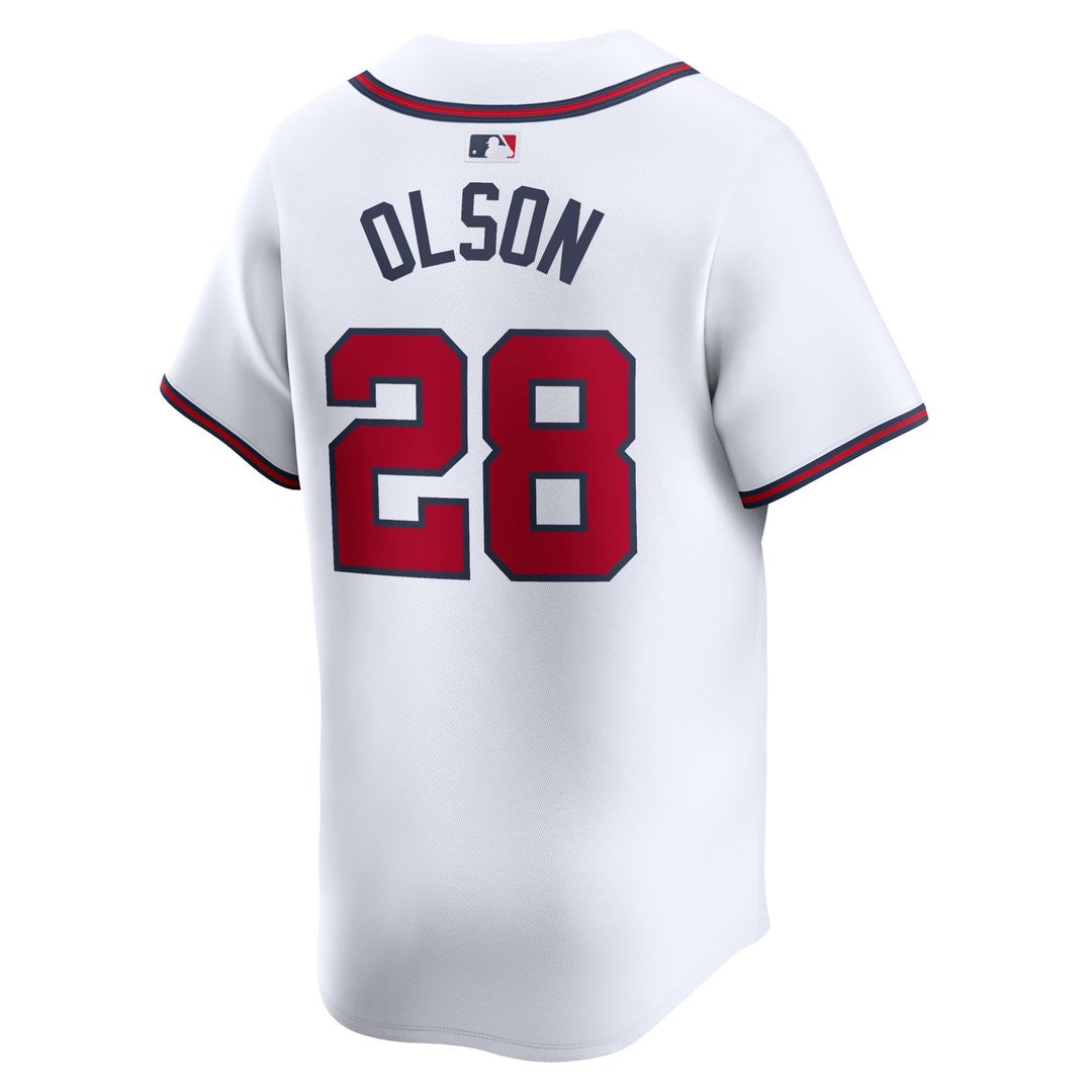 Matt Olson Atlanta Braves Nike Home Limited Player Jersey - White Official MLB Team Apparel Baseball Fan Gear