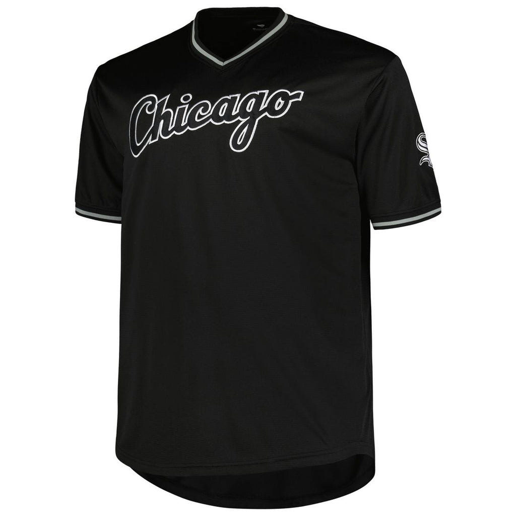 Chicago White Sox Profile Big & Tall Pop Fashion Jersey - Black Official MLB Team Apparel Baseball Fan Gear