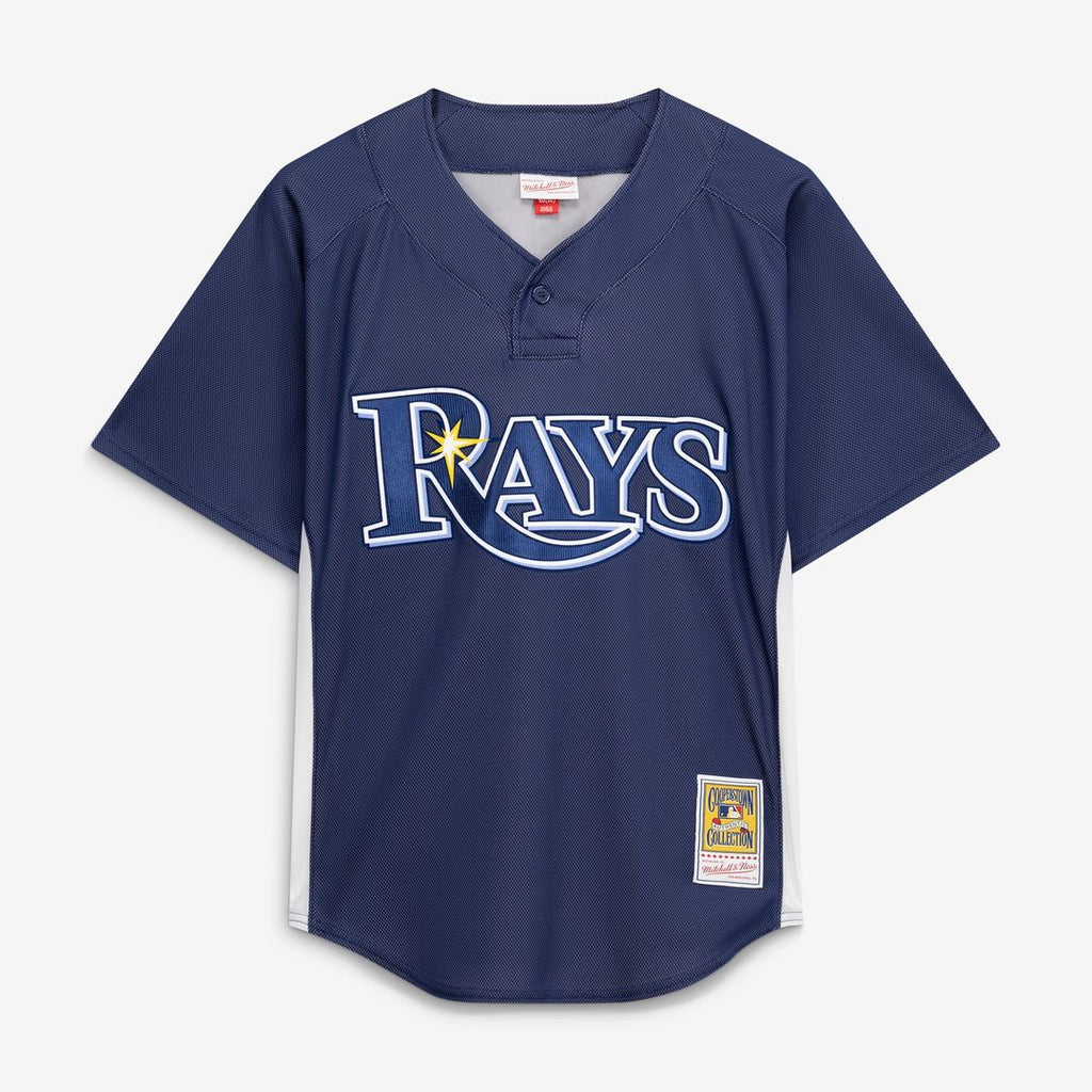 Evan Longoria Tampa Bay Rays Mitchell & Ness Authentic Batting Practice Jersey - Navy Official MLB Team Apparel Baseball Fan Gear