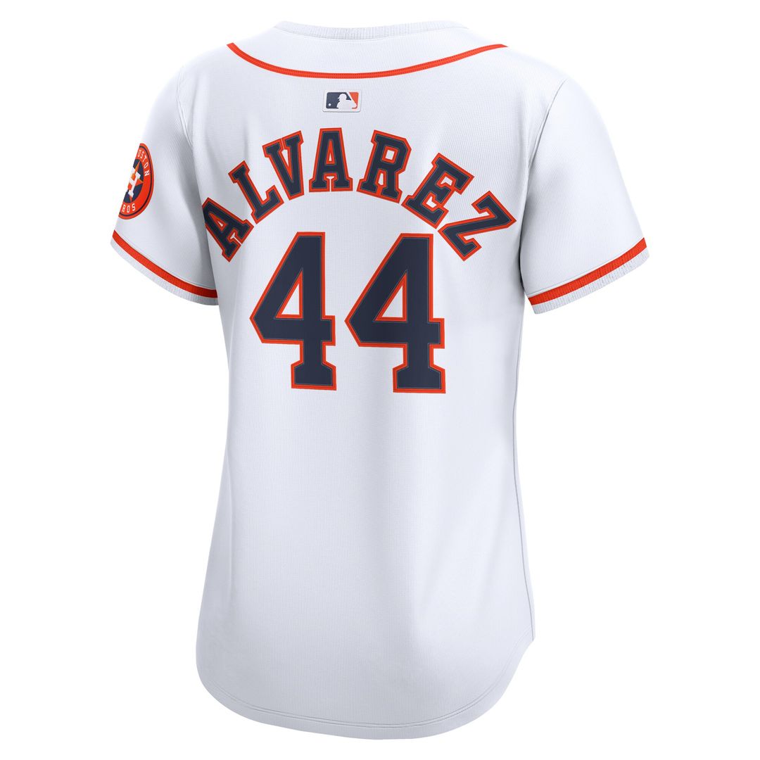 Yordan Alvarez Houston Astros Nike Women's Home Limited Player Jersey - White Official MLB Team Apparel Baseball Fan Gear