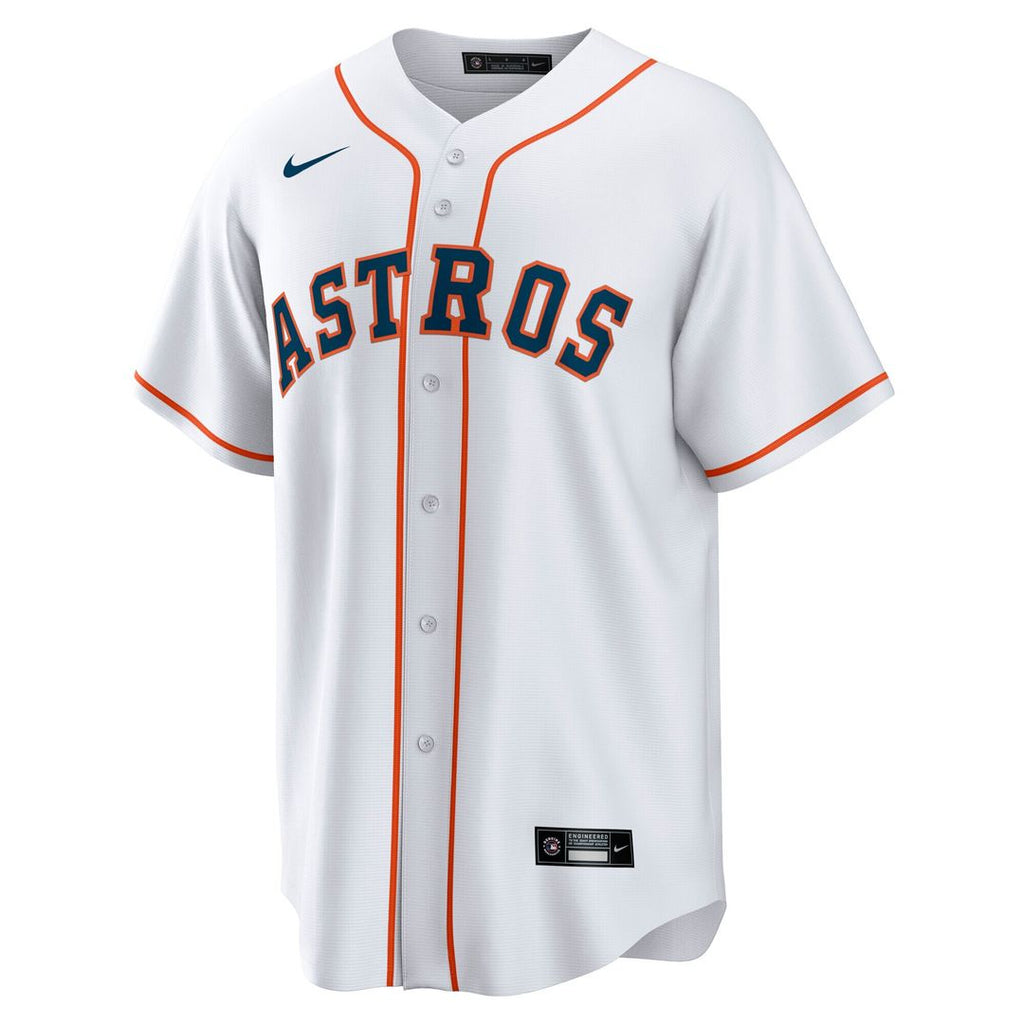 Cam Smith Houston Astros Nike Home Replica Jersey - White Official MLB Team Apparel Baseball Fan Gear