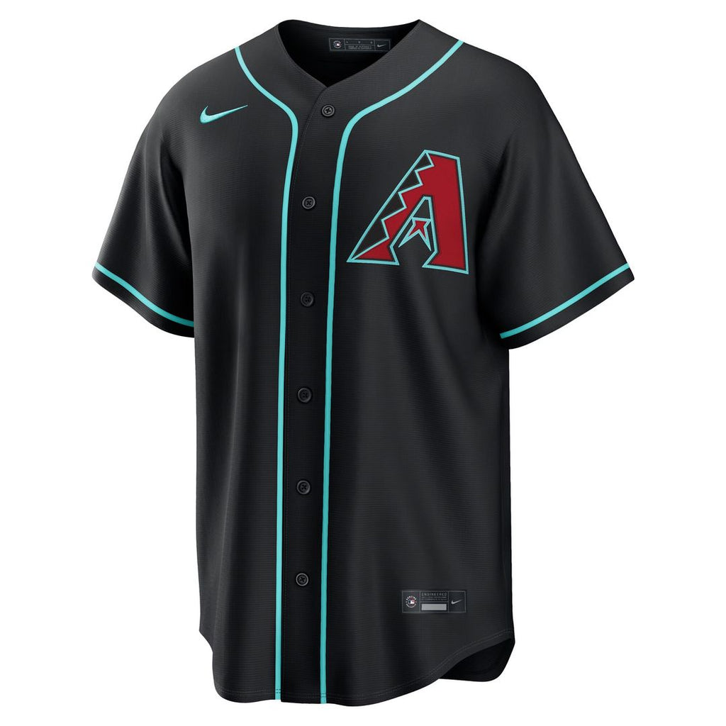 Corbin Carroll Arizona Diamondbacks Nike Alternate Replica Jersey - Black Official MLB Team Apparel Baseball Fan Gear