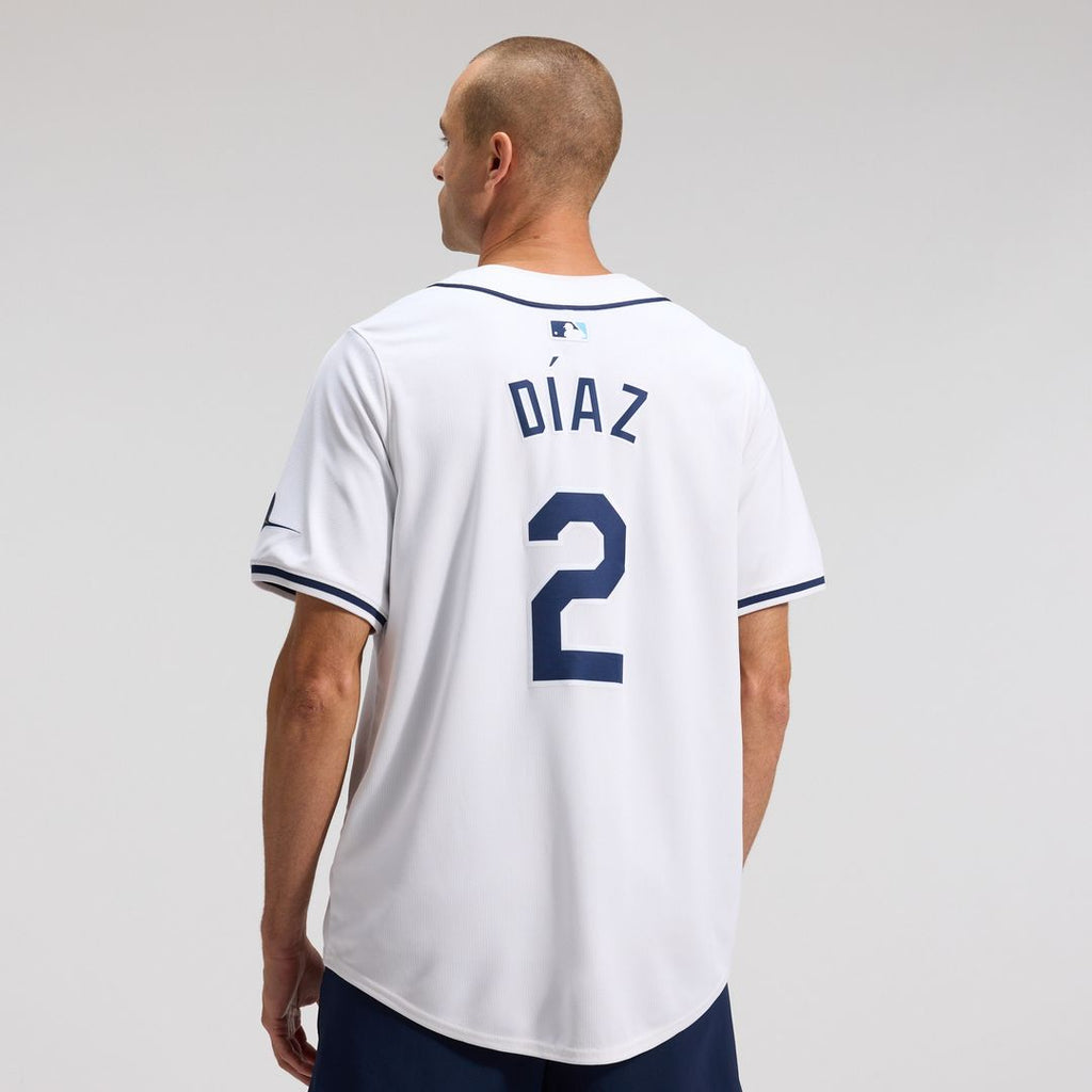 Yandy Diaz Tampa Bay Rays Nike Home Limited Player Jersey - White Official MLB Team Apparel Baseball Fan Gear