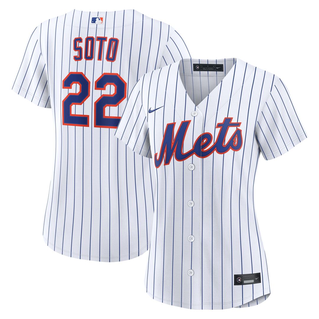 Juan Soto New York Mets Nike Women's Alternate Replica Jersey - Black Official MLB Team Apparel Baseball Fan Gear