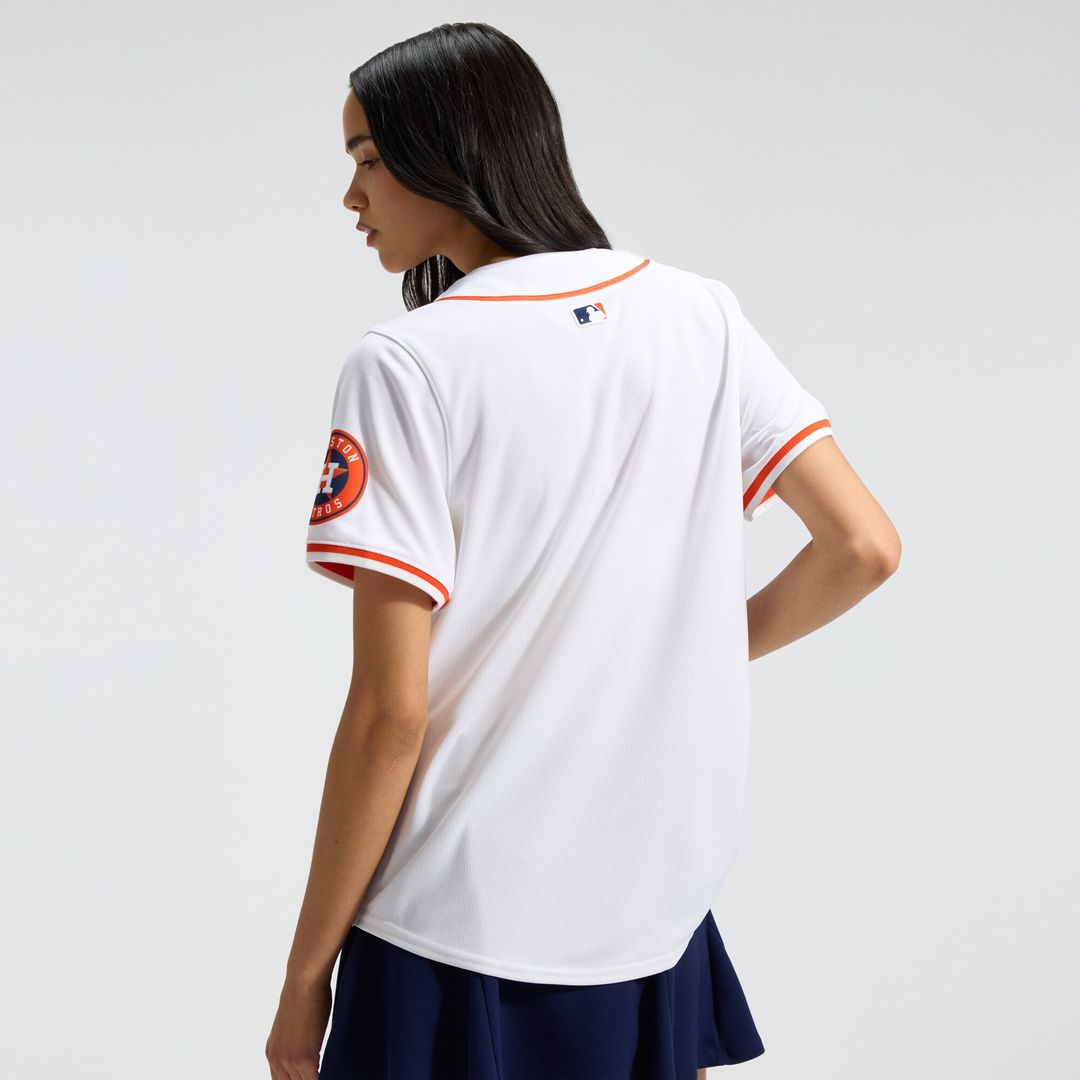 Houston Astros Nike Home Women's Limited Jersey - White Official MLB Team Apparel Baseball Fan Gear
