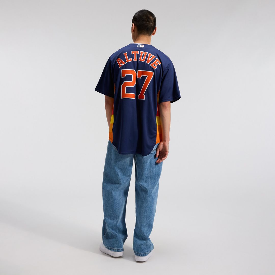 Jose Altuve Houston Astros Nike Alternate 2 Replica Jersey - Navy Official MLB Team Apparel Baseball Fan Gear
