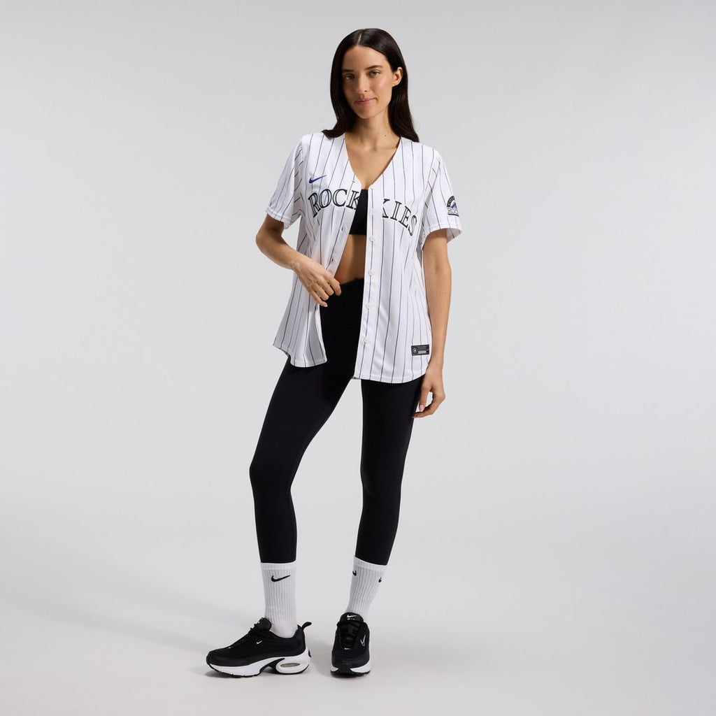 Colorado Rockies Nike Women's Home Limited Jersey - White Official MLB Team Apparel Baseball Fan Gear