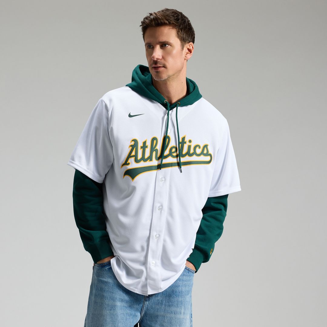Nick Kurtz Athletics Nike Home Replica Jersey - White Official MLB Team Apparel Baseball Fan Gear