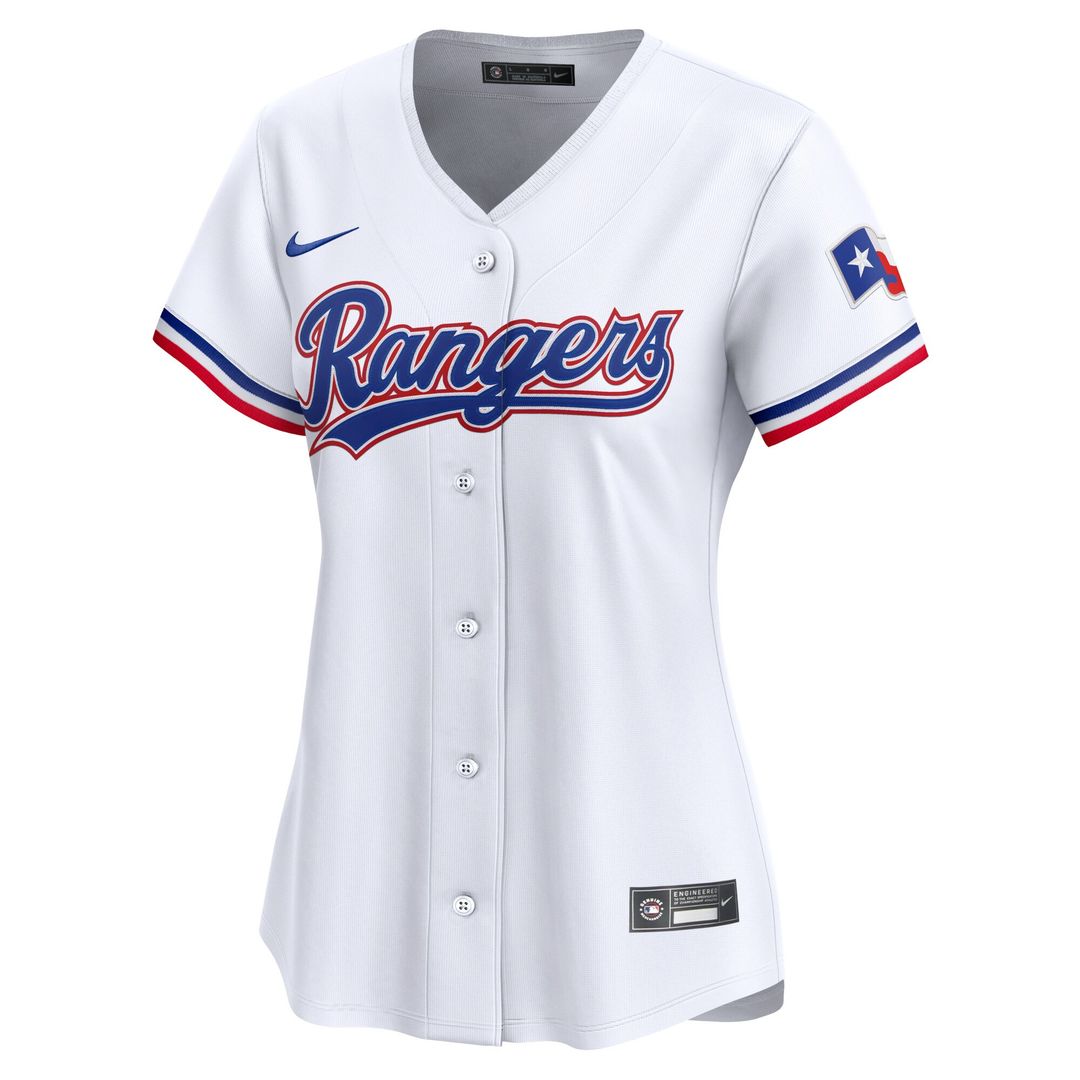 Jacob deGrom Texas Rangers Nike Women's Home Limited Player Jersey - White Official MLB Team Apparel Baseball Fan Gear