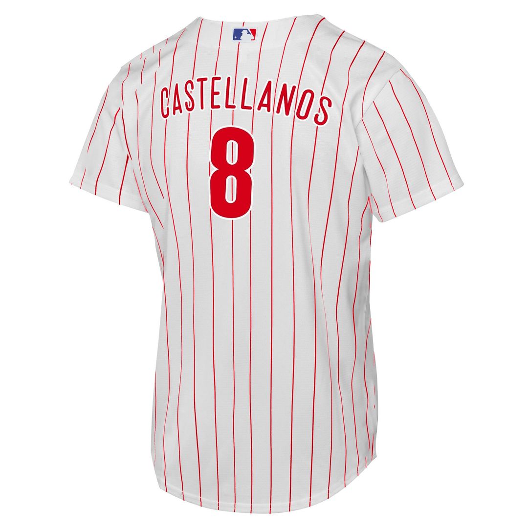 Nick Castellanos Philadelphia Phillies Nike Youth Home Replica Player Jersey - White Official MLB Team Apparel Baseball Fan Gear