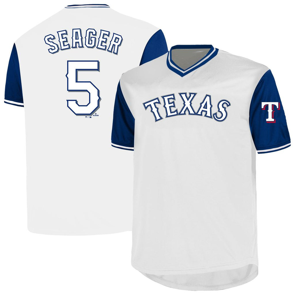 Corey Seager Texas Rangers Profile Big & Tall Name & Number Jersey - White Official MLB Team Apparel Baseball Fan Gear