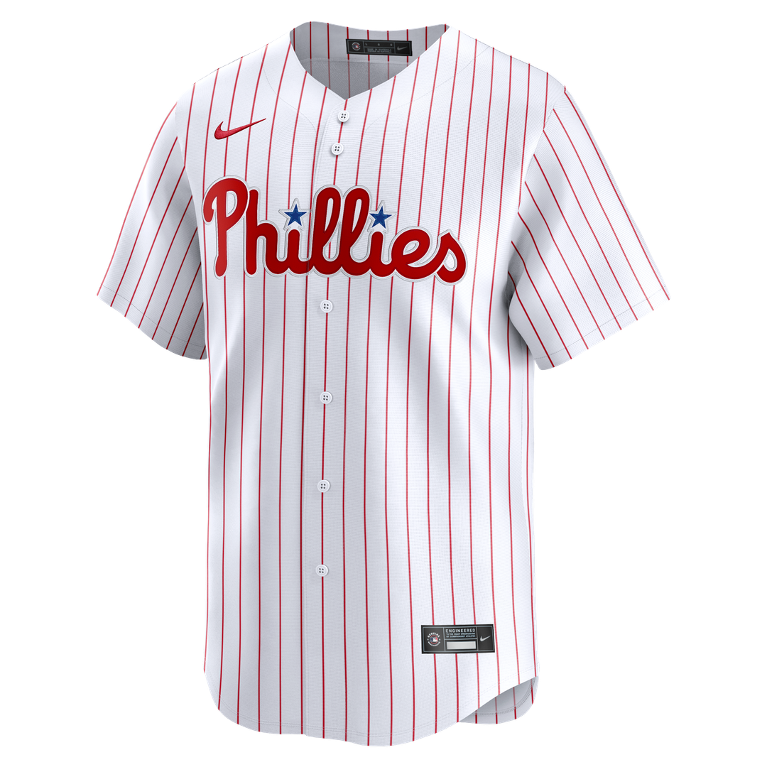 Philadelphia Phillies Nike Home Limited Jersey - White Official MLB Team Apparel Baseball Fan Gear