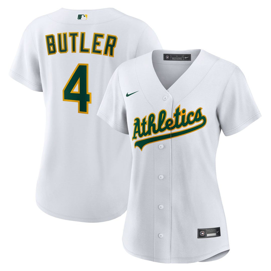 Lawrence Butler Athletics Nike Women's Home Replica Jersey - White Official MLB Team Apparel Baseball Fan Gear