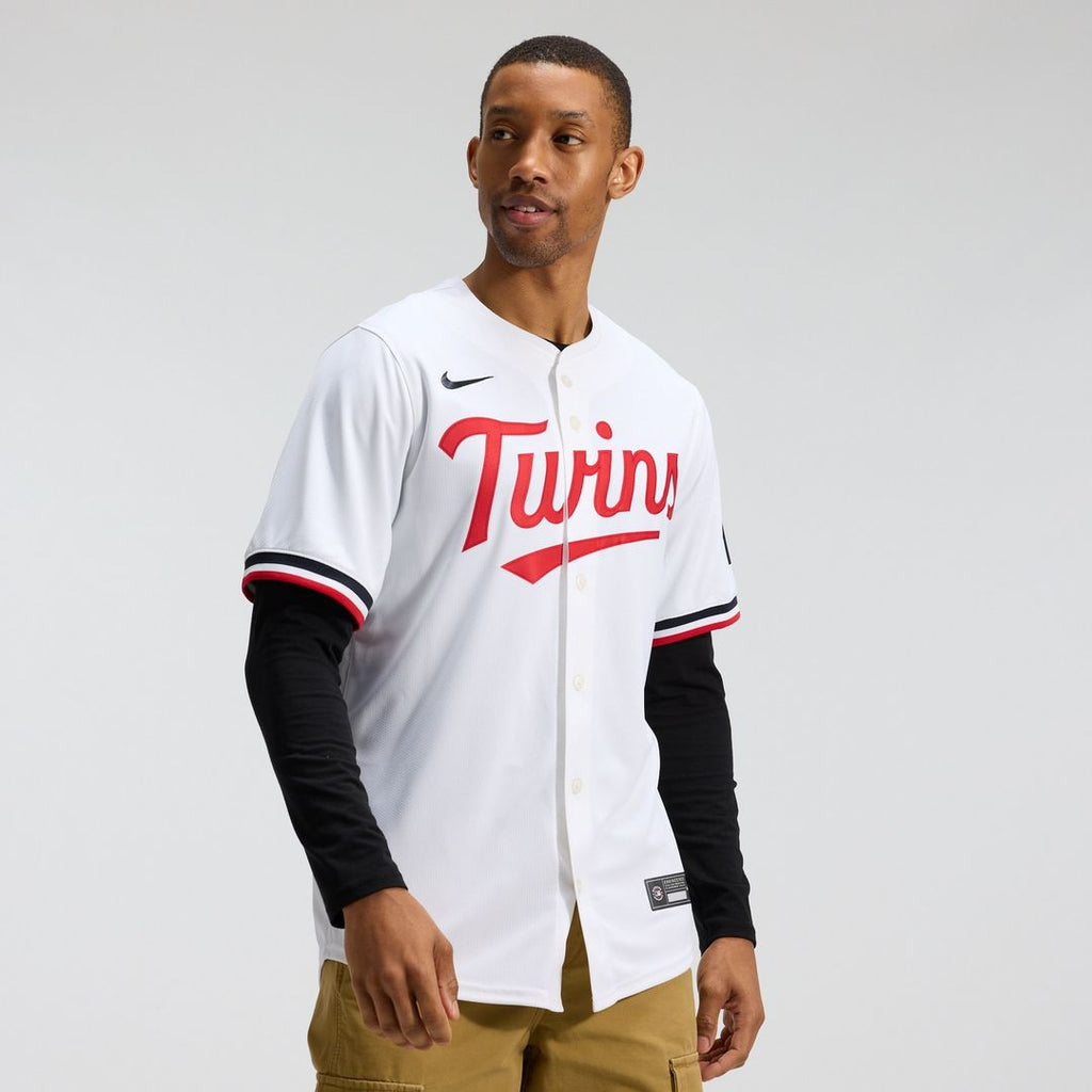 Minnesota Twins Nike Home Limited Jersey - White Official MLB Team Apparel Baseball Fan Gear