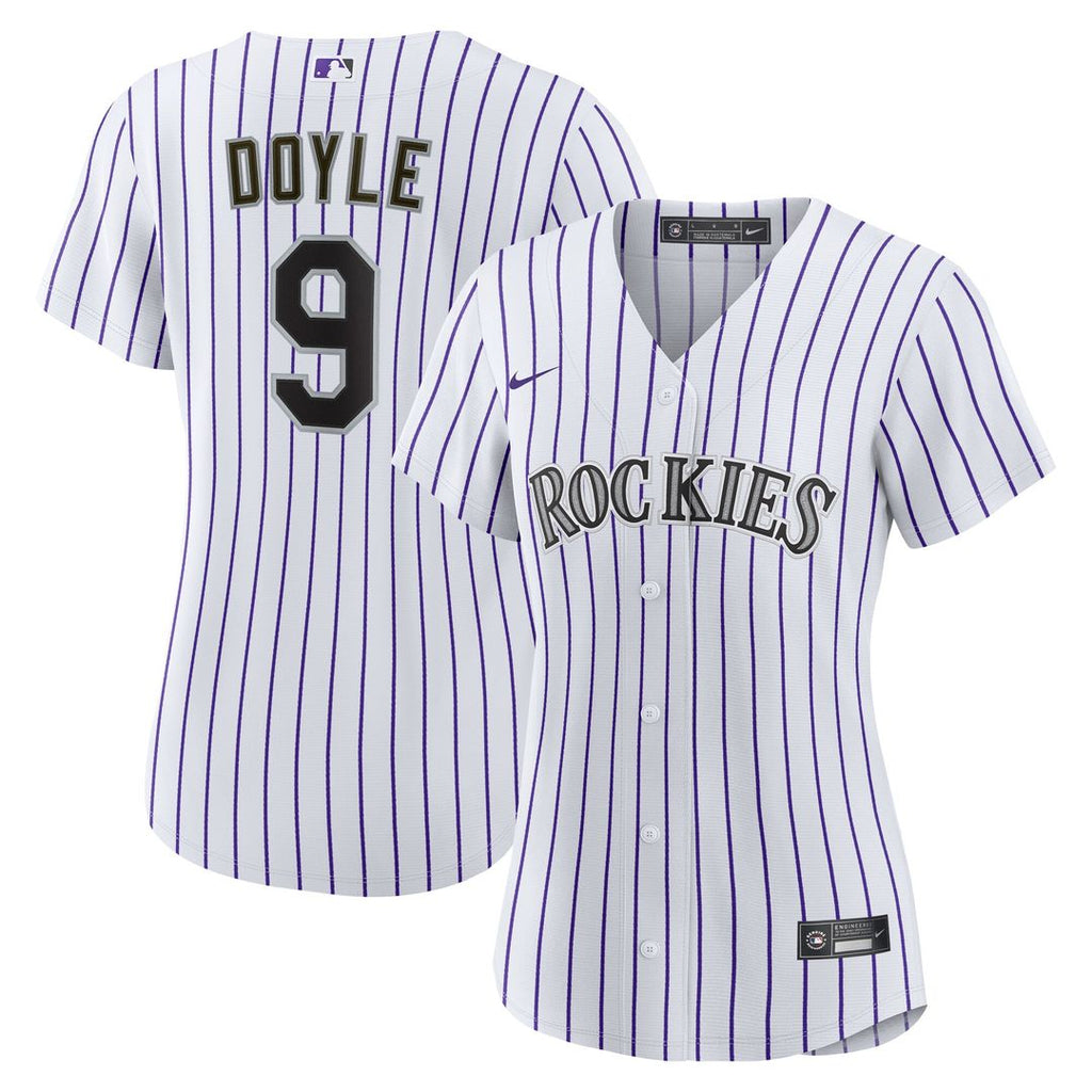 Brenton Doyle Colorado Rockies Nike Women's Home Replica Jersey - White Official MLB Team Apparel Baseball Fan Gear