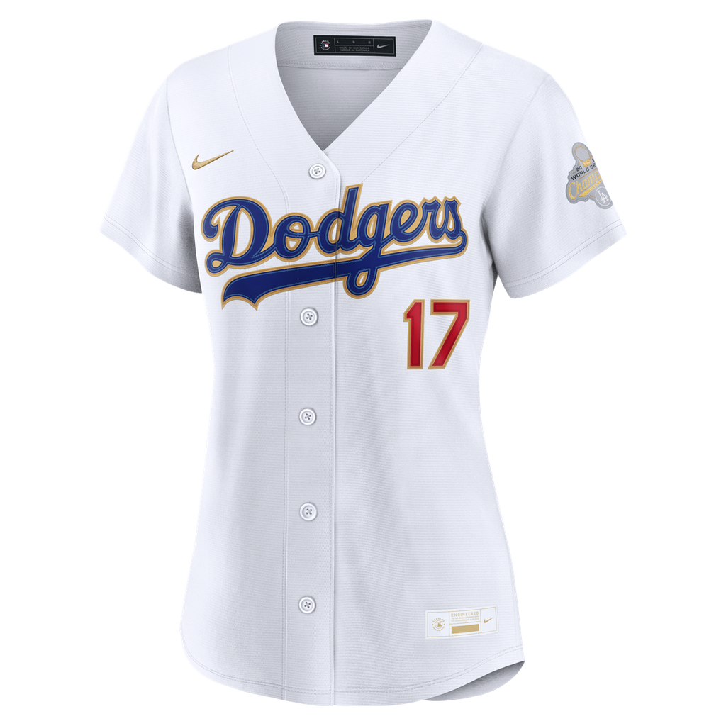 Shohei Ohtani Los Angeles Dodgers Nike Women's 2026 Gold Collection Stadium Jersey - White Official MLB Team Apparel Baseball Fan Gear