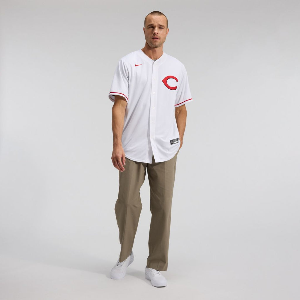 Elly De La Cruz Cincinnati Reds Nike Alternate 2 Replica Jersey - White Official MLB Team Apparel Baseball Fan Gear