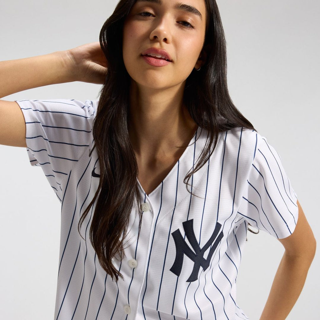 New York Yankees Nike Women's Home Replica Team Jersey - White Official MLB Team Apparel Baseball Fan Gear