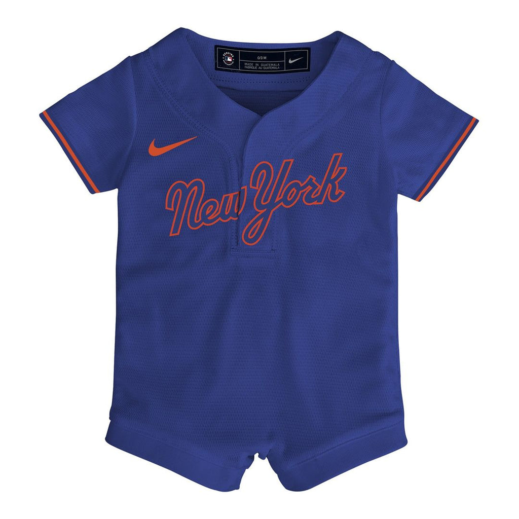 New York Mets Nike Infant Home Replica Romper Jersey - White Official MLB Team Apparel Baseball Fan Gear