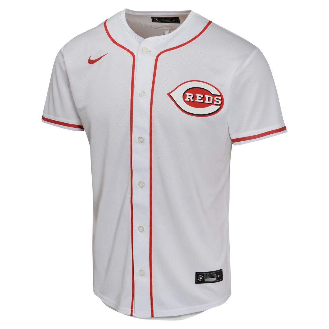 Elly De La Cruz Cincinnati Reds Nike Youth Home Game Player Jersey - White Official MLB Team Apparel Baseball Fan Gear