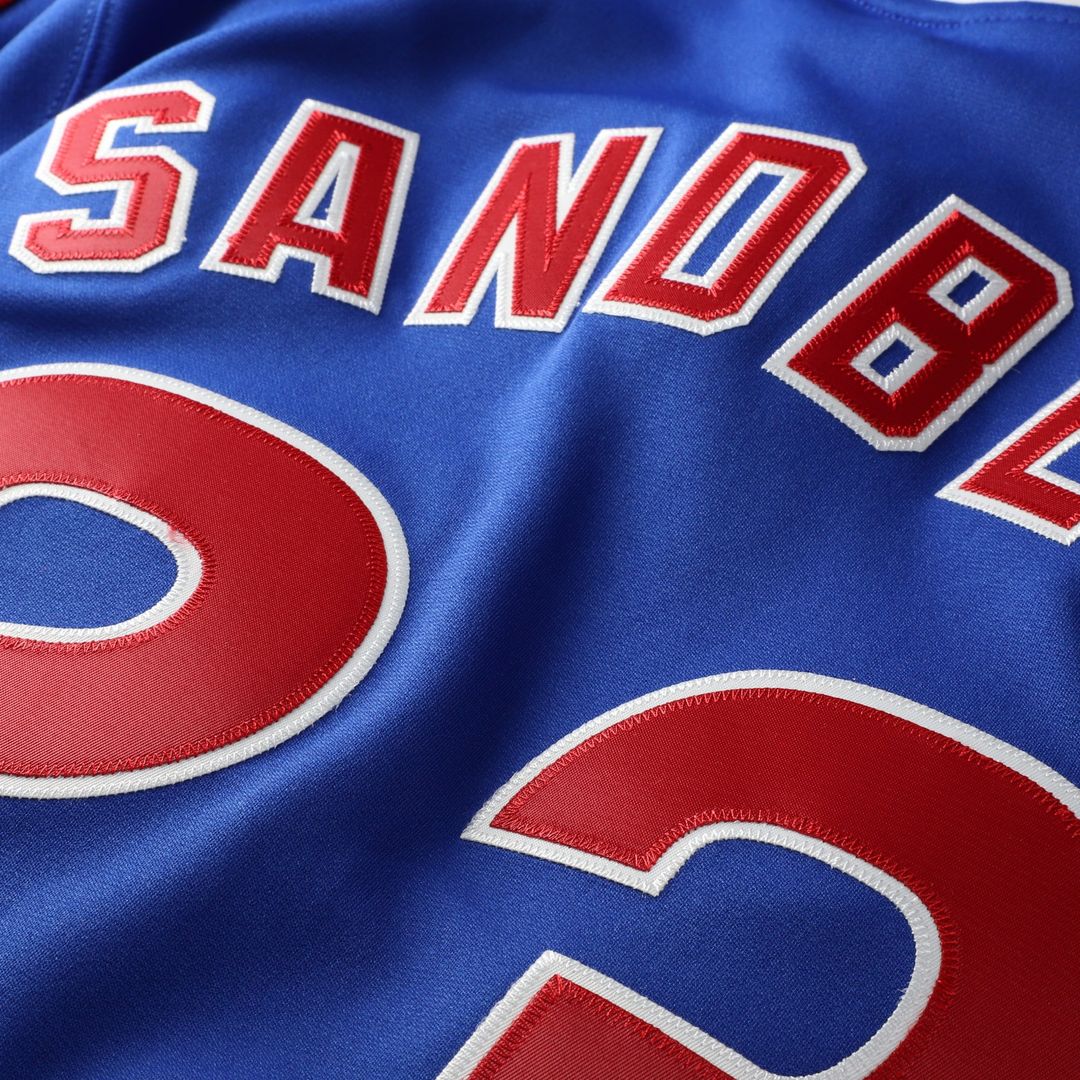 Ryne Sandberg 1984 Chicago Cubs Mitchell & Ness Throwback Authentic Jersey - Royal Official MLB Team Apparel Baseball Fan Gear