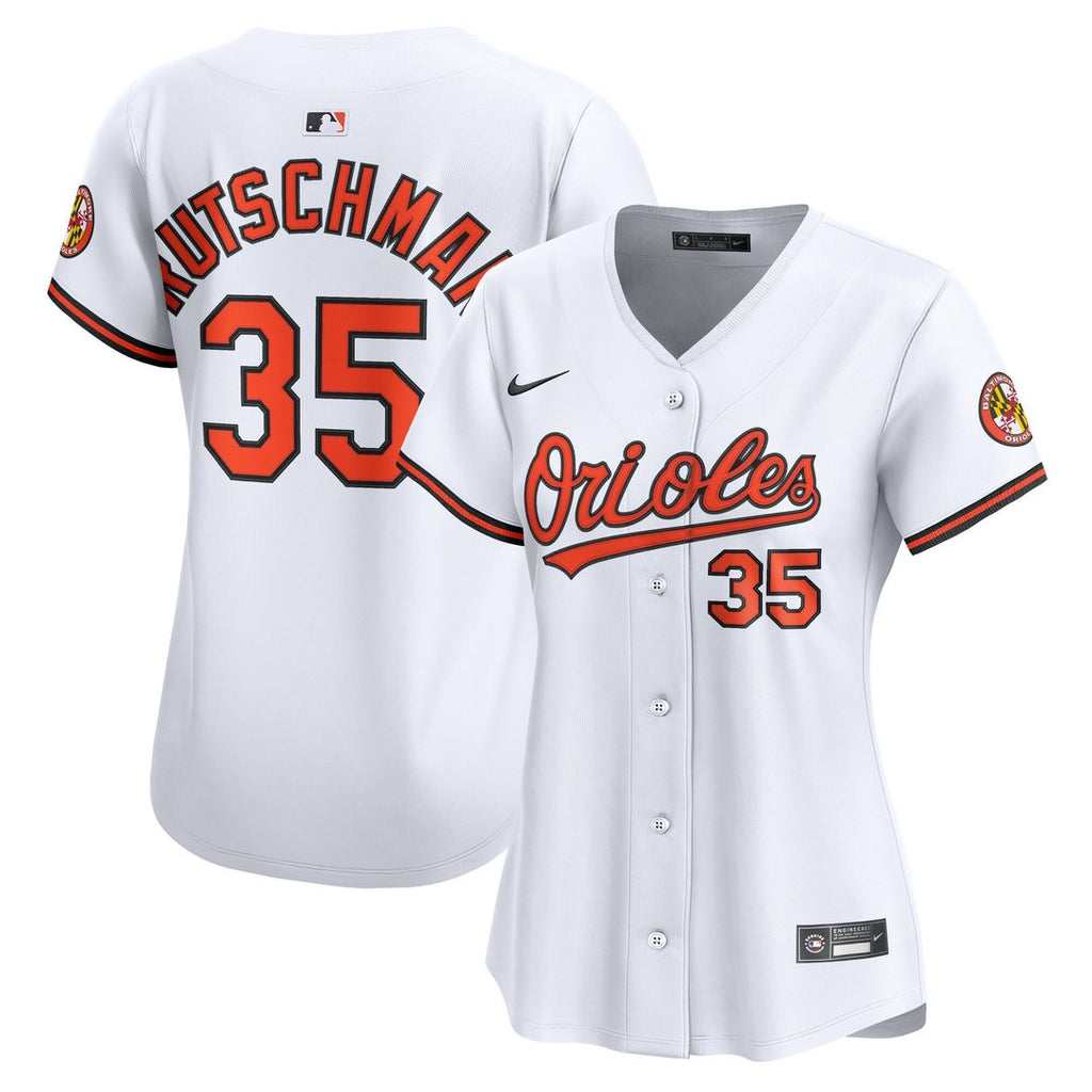 Adley Rutschman Baltimore Orioles Nike Women's Home Limited Player Jersey - White Official MLB Team Apparel Baseball Fan Gear