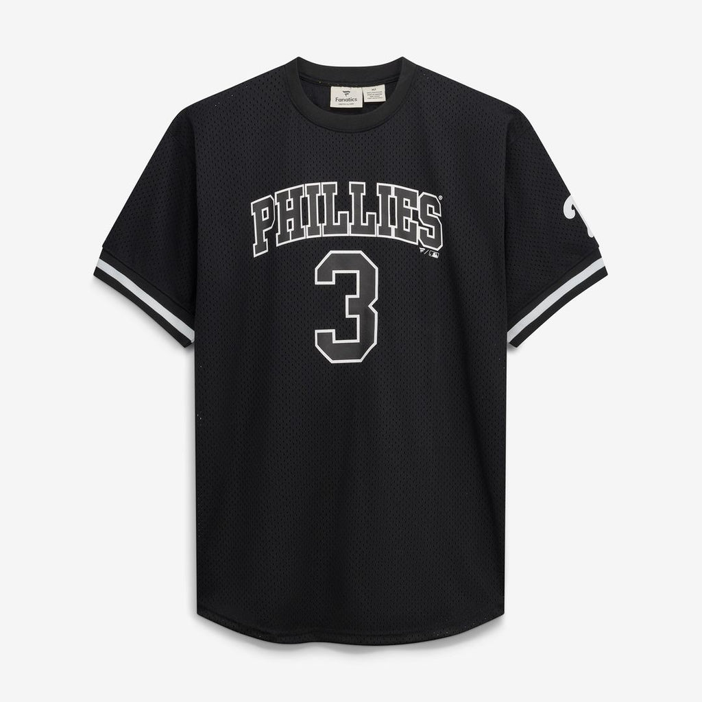 Bryce Harper Philadelphia Phillies Fanatics Big & Tall Heavyweight Mesh Jersey - Black/White Official MLB Team Apparel Baseball Fan Gear