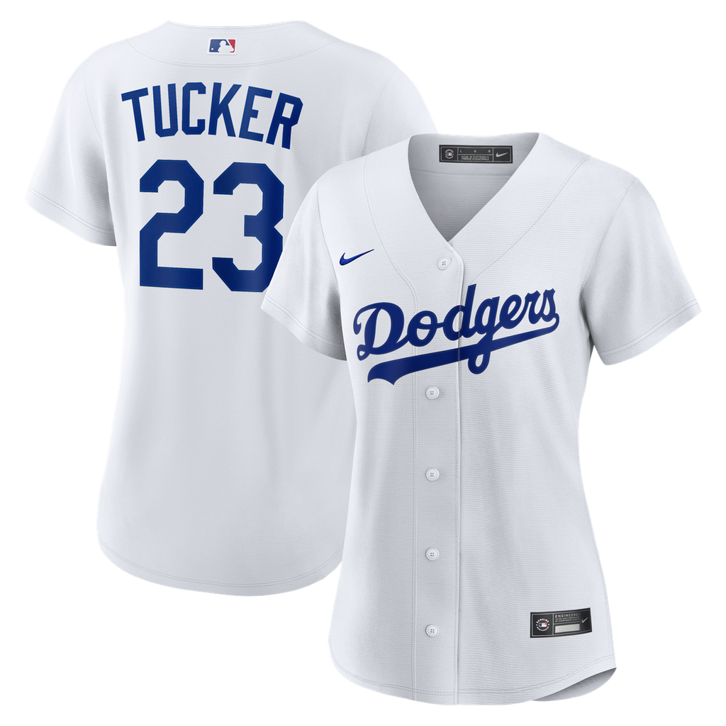 Kyle Tucker Los Angeles Dodgers Nike Women's Home Replica Jersey - White Official MLB Team Apparel Baseball Fan Gear
