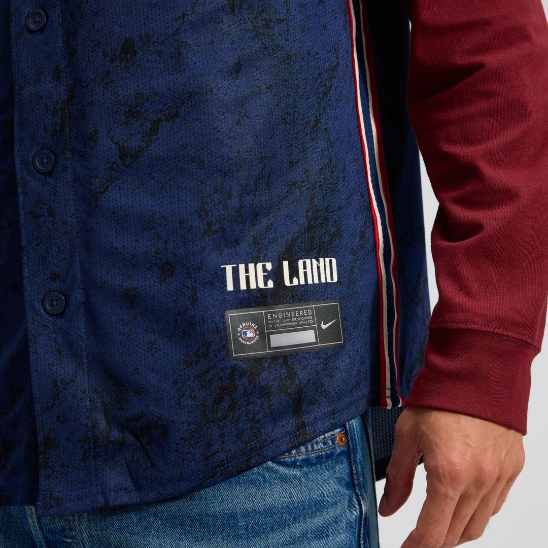 Cleveland Guardians Nike City Connect Limited Jersey - Navy Official MLB Team Apparel Baseball Fan Gear