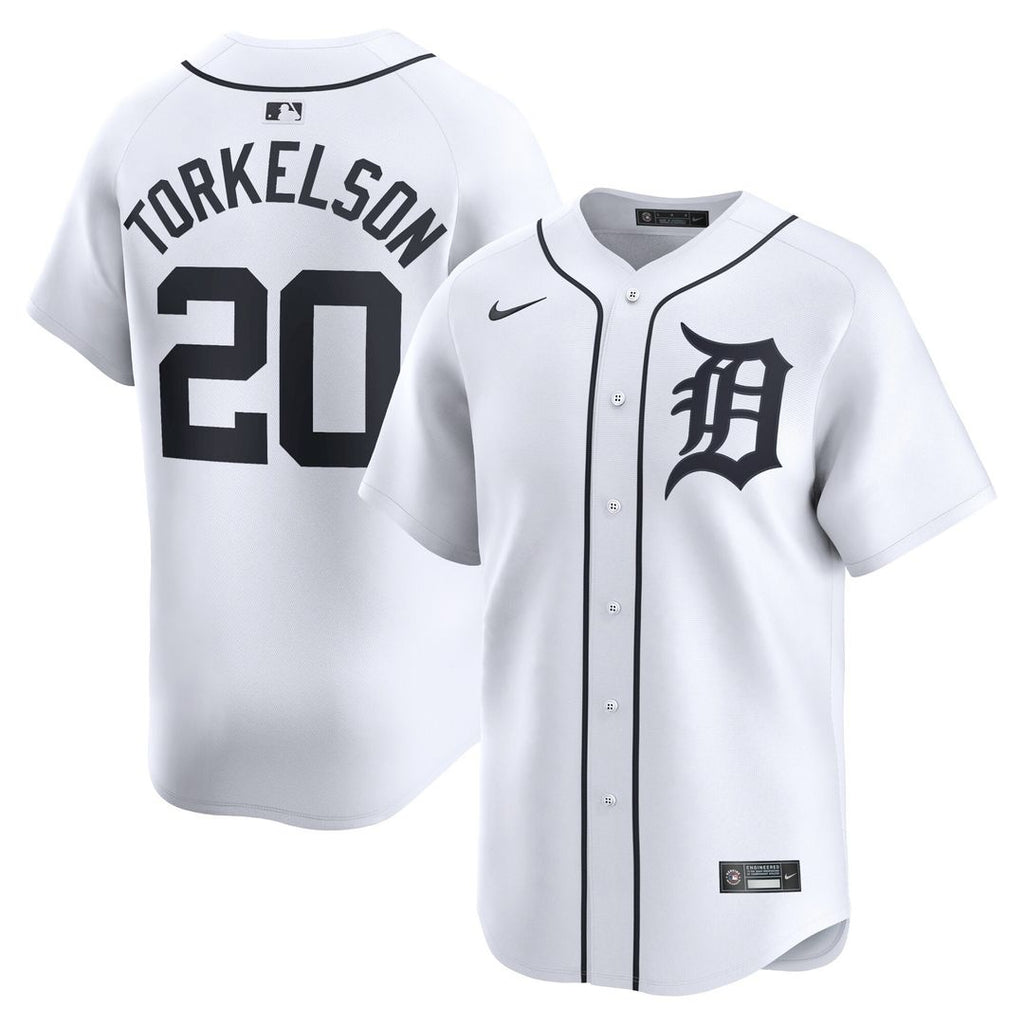 Spencer Torkelson Detroit Tigers Nike Youth Home Limited Player Jersey - White Official MLB Team Apparel Baseball Fan Gear