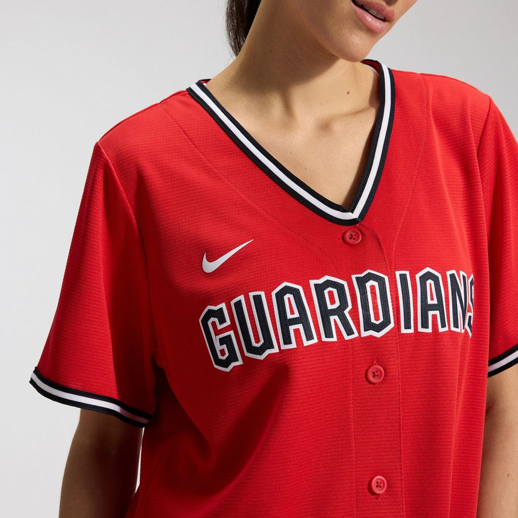 Cleveland Guardians Nike Women's Alternate 2 Replica Jersey - Red Official MLB Team Apparel Baseball Fan Gear